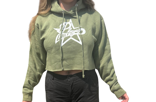 PLAYAZ ONLY All-Star Cropped Hoodie